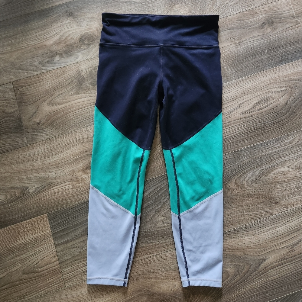 Gap Fit Blackout Technology Stripe 23” Leggings women's size small